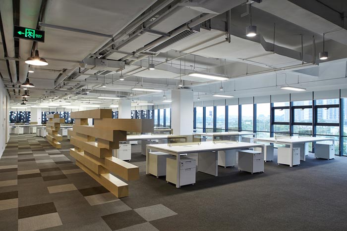 集團(tuán)公司辦公樓辦公區(qū)域裝修設(shè)計效果圖