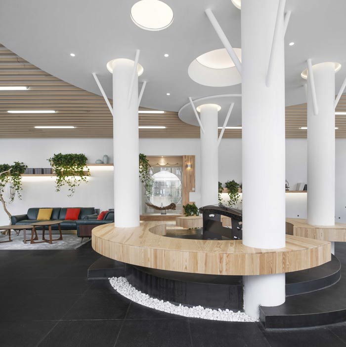 融資租賃公司辦公室洽談區(qū)裝修設計效果圖