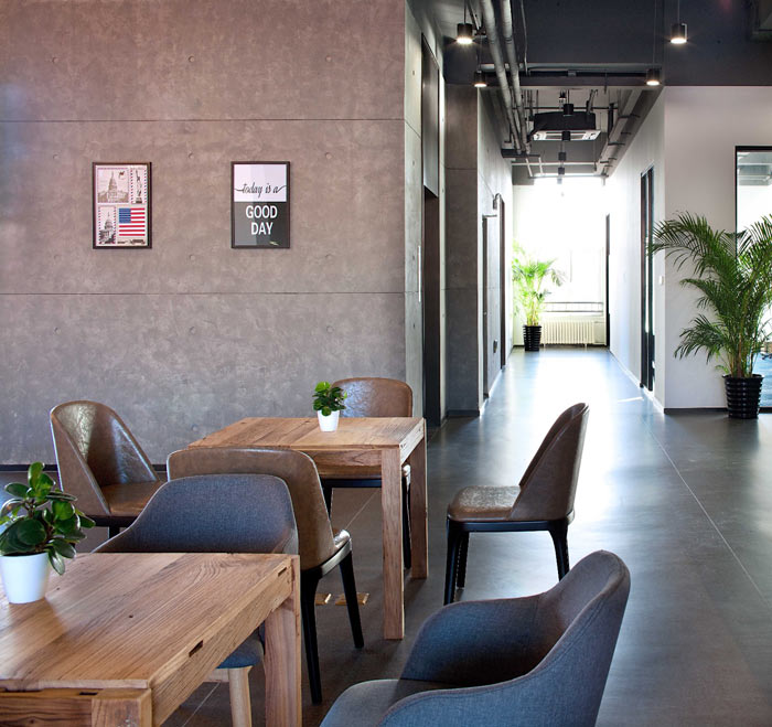 創(chuàng)客孵化中心辦公樓休息區(qū)裝修設(shè)計(jì)效果圖