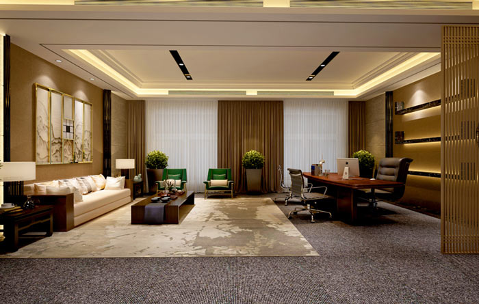 古典老總辦公室裝修效果圖