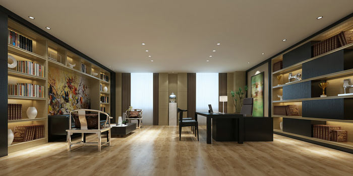 女老板辦公室裝修設(shè)計效果圖