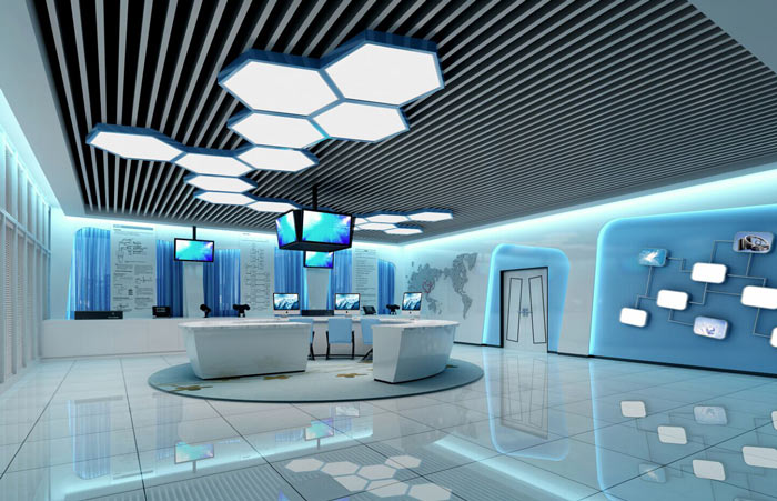 政府機(jī)關(guān)辦公樓偵察器材裝修設(shè)計(jì)效果圖