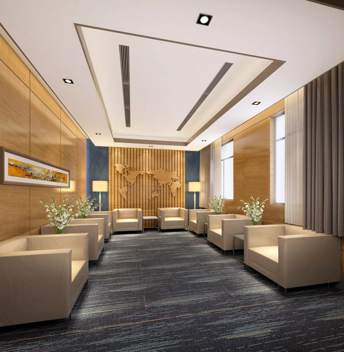 海洋局辦公室接待室裝修設(shè)計(jì)效果圖