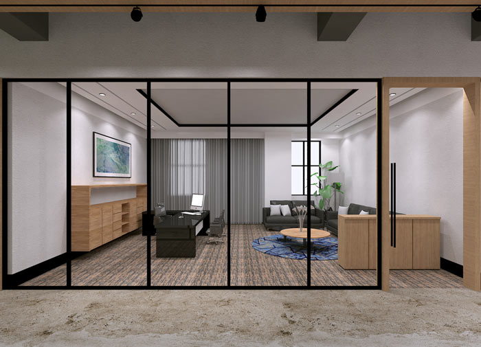 童裝公司經(jīng)理辦公室裝修設(shè)計(jì)效果圖