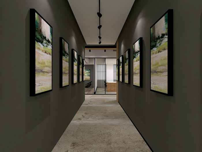 童裝公司辦公室動(dòng)線裝修設(shè)計(jì)效果圖