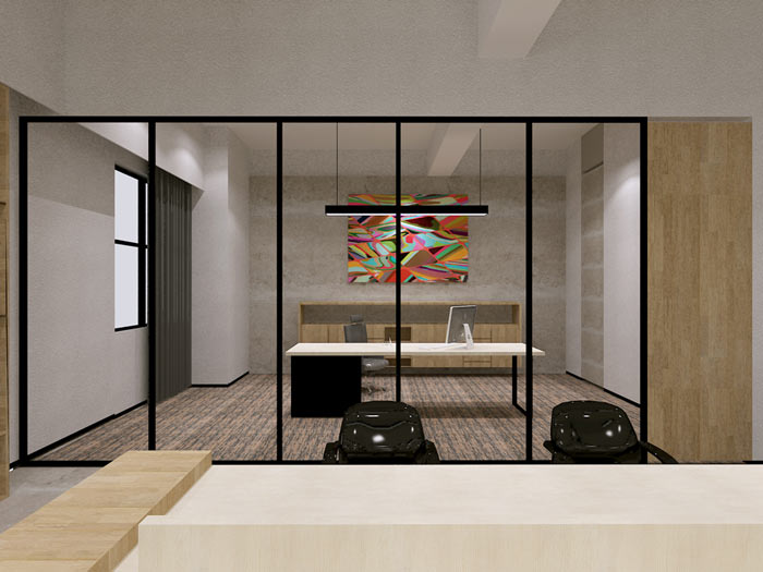 童裝公司總監(jiān)辦公室裝修設(shè)計(jì)效果圖