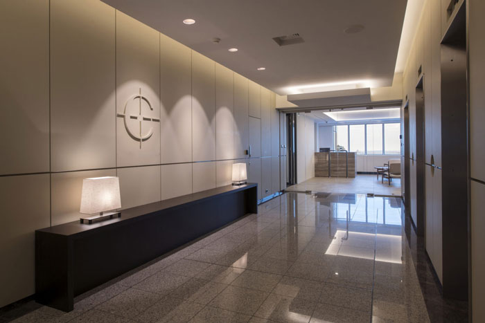 P2P金融公司辦公室前臺裝修設(shè)計效果圖