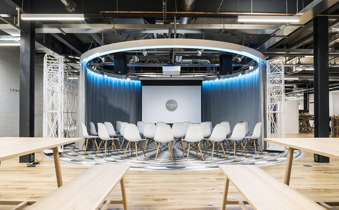 科技公司辦公室前廳裝修設(shè)計(jì)效果圖