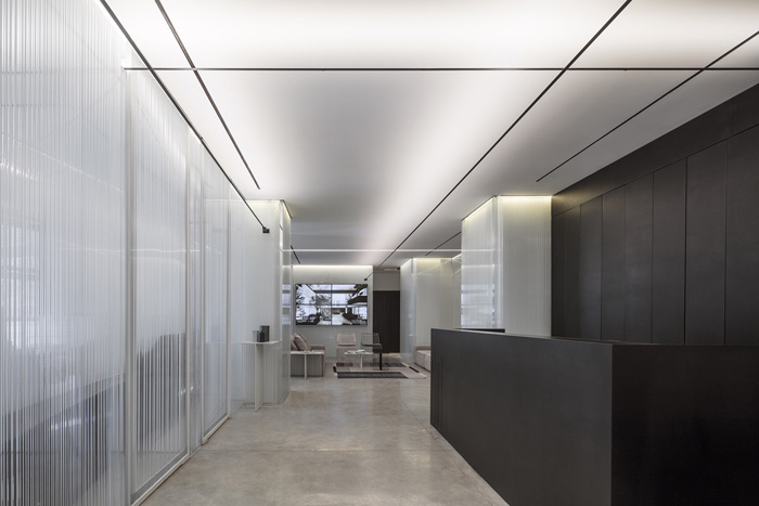 物業(yè)公司辦公室前臺裝修設(shè)計效果圖