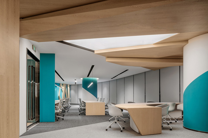 科技辦公室辦公區(qū)裝修設(shè)計(jì)效果圖