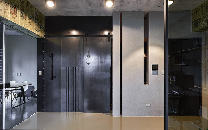 50平方公司辦公室進(jìn)門(mén)區(qū)裝修設(shè)計(jì)效果圖