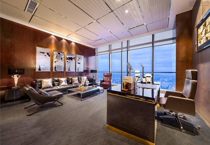 金融公司經(jīng)理辦公室裝修設(shè)計(jì)效果圖