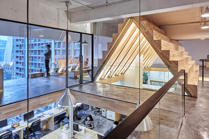 loft辦公室二樓動線裝修設(shè)計(jì)效果圖