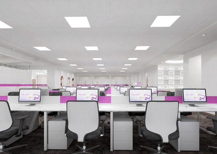 化妝品公司辦公區(qū)裝修設(shè)計(jì)效果圖