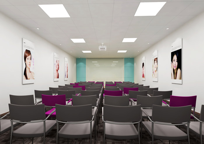 化妝品公司會(huì)議室裝修設(shè)計(jì)效果圖