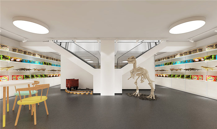 玩具公司展廳裝修設(shè)計(jì)效果圖