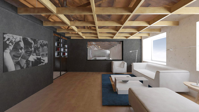 廠房改造洽談區(qū)裝修設(shè)計(jì)效果圖