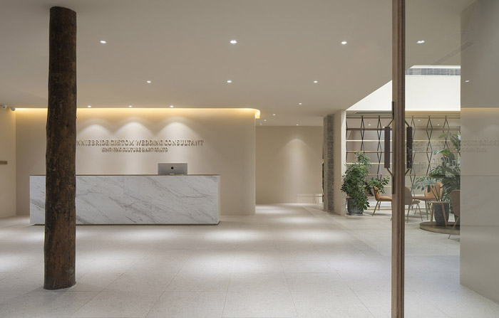 婚禮策劃公司前臺裝修設(shè)計效果圖