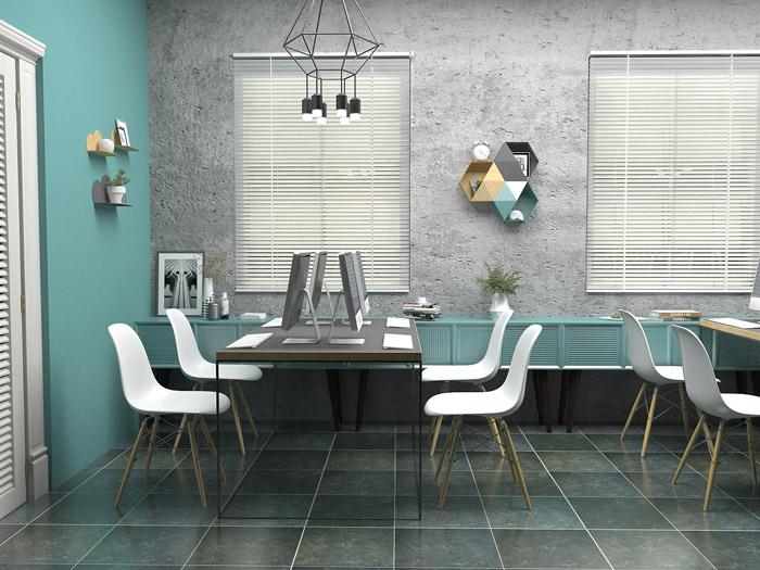 廠房辦公室辦公區(qū)設計效果圖