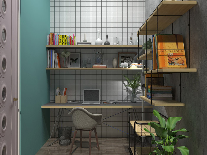 廠房辦公室獨立辦公區(qū)設計效果圖