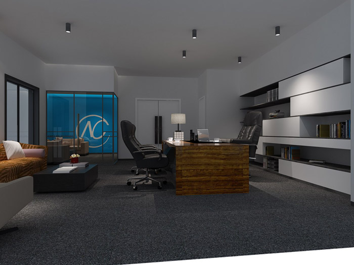 科技總經(jīng)理辦公室裝修設(shè)計(jì)效果圖