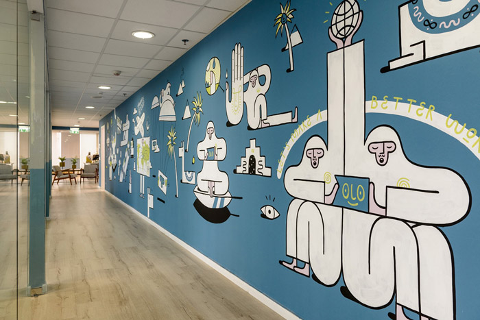 生物技術(shù)公司過道裝修設(shè)計(jì)效果圖