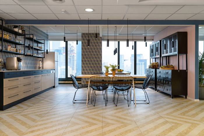 生物技術(shù)公司茶水間裝修設(shè)計(jì)效果圖