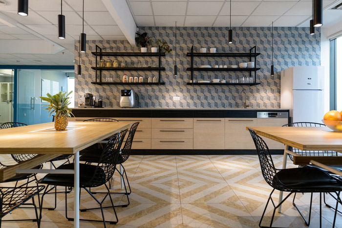 生物技術(shù)公司茶水間裝修設(shè)計(jì)效果圖