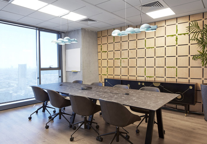營養(yǎng)科技公司辦公室會議區(qū)設(shè)計效果圖
