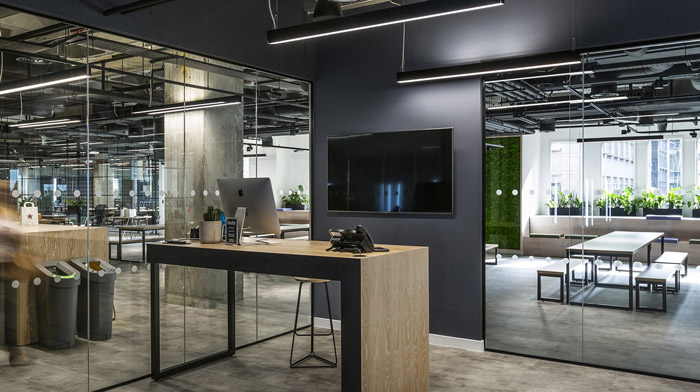 金融科技公司前臺設計效果圖