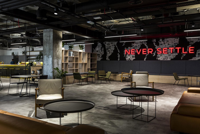 金融科技公司休息區(qū)設計效果圖