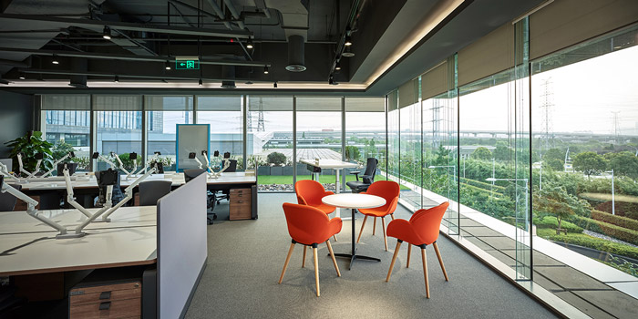 園區(qū)辦公樓交流區(qū)裝修設(shè)計(jì)效果圖