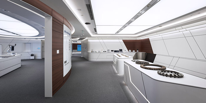 園區(qū)辦公樓展廳裝修設(shè)計(jì)效果圖