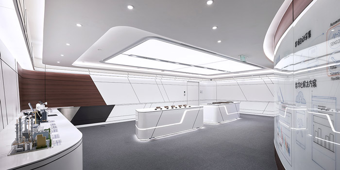 園區(qū)辦公樓展廳裝修設(shè)計(jì)效果圖