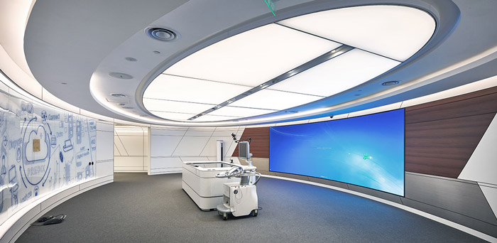 園區(qū)辦公樓展廳裝修設(shè)計(jì)效果圖