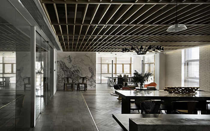 科技辦公空間過(guò)道裝修設(shè)計(jì)效果圖