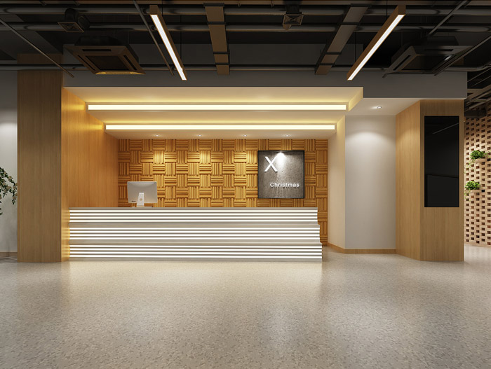 培訓機構(gòu)前臺裝修設(shè)計效果圖