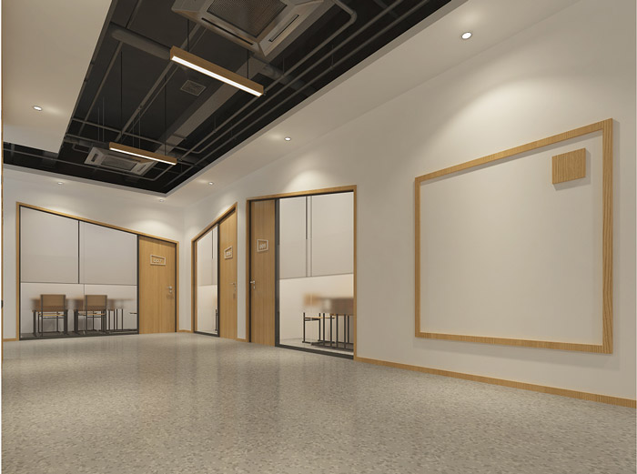 培訓機構(gòu)中庭裝修設(shè)計效果圖