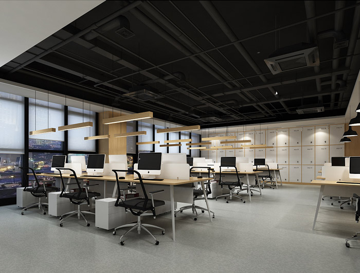 培訓機構(gòu)辦公區(qū)裝修設(shè)計效果圖