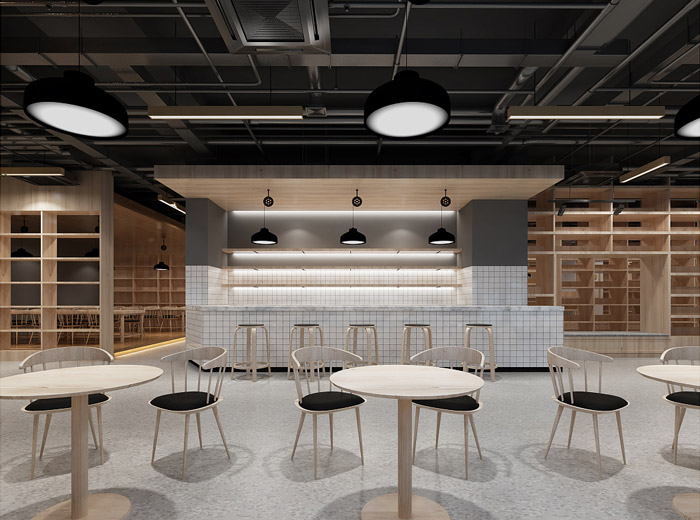 培訓機構(gòu)茶水間裝修設(shè)計效果圖