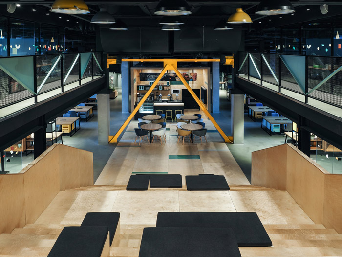 共享辦公室公共區(qū)域裝修設(shè)計(jì)效果圖