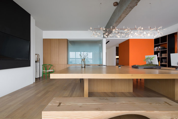 家庭式辦公室客廳裝修設(shè)計效果圖