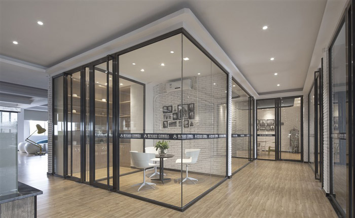 廠房辦公室接待區(qū)設計裝修效果圖