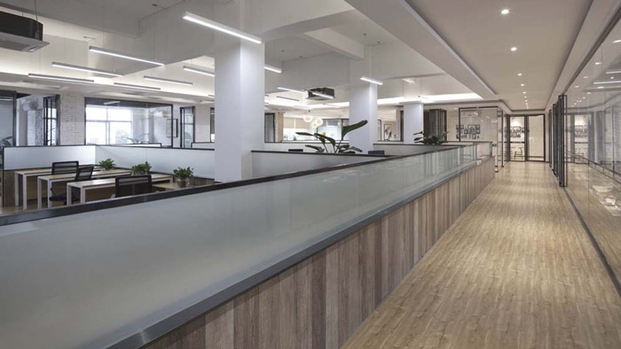 廠房辦公室辦公區(qū)設計裝修效果圖