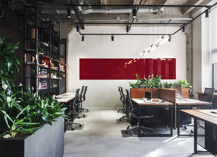 企業(yè)辦公室辦公區(qū)裝修設(shè)計(jì)效果圖