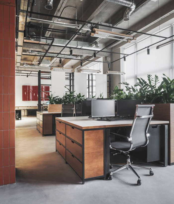 企業(yè)辦公室辦公區(qū)裝修設(shè)計(jì)效果圖