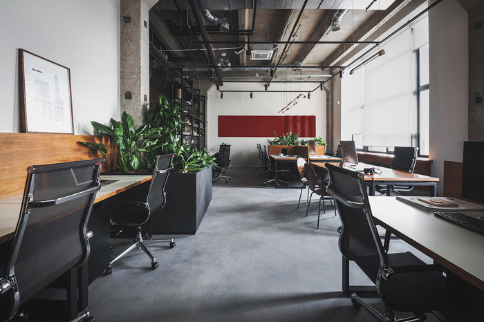 企業(yè)辦公室辦公區(qū)裝修設(shè)計(jì)效果圖