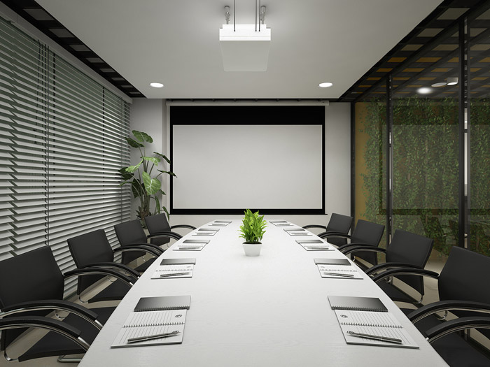 開放式辦公室會(huì)議室設(shè)計(jì)效果圖