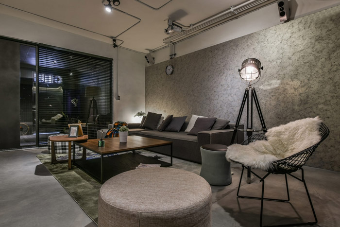 loft辦公室接待區(qū)裝修設計效果圖