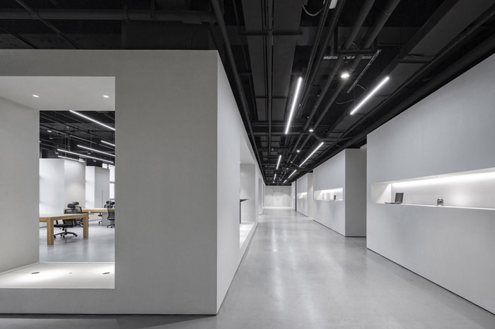 安防公司辦公室展示區(qū)裝修效果圖